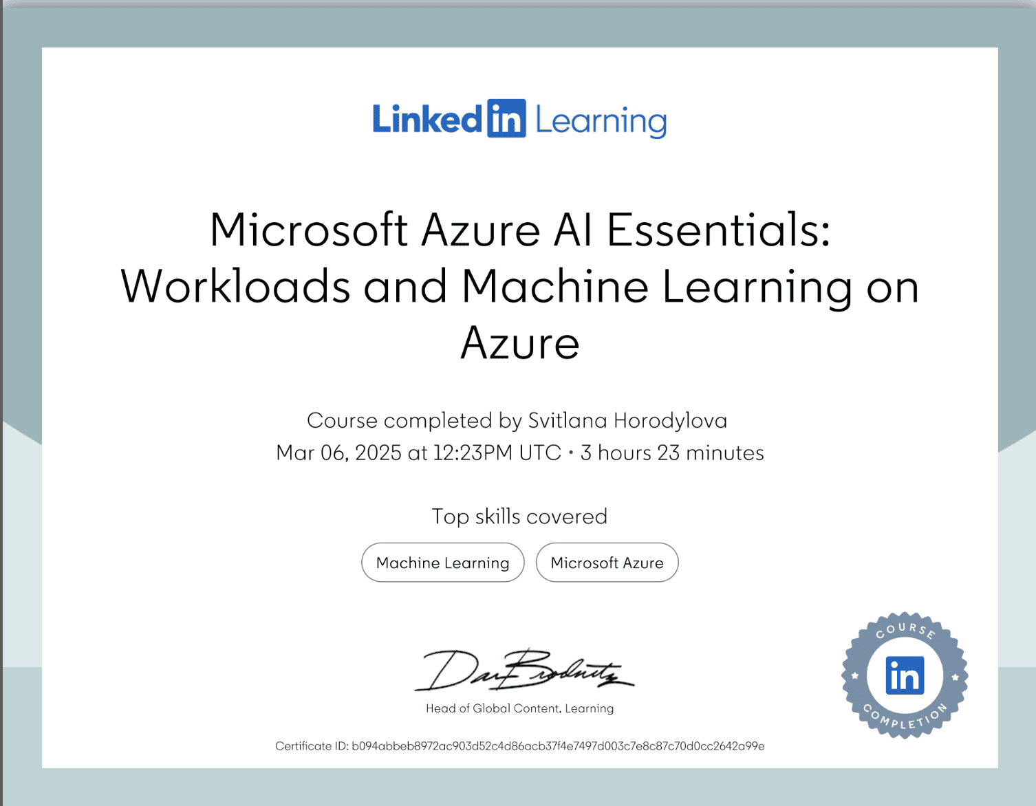 Microsoft Azure AI Essentials Workloads and Machine Learning on Azure